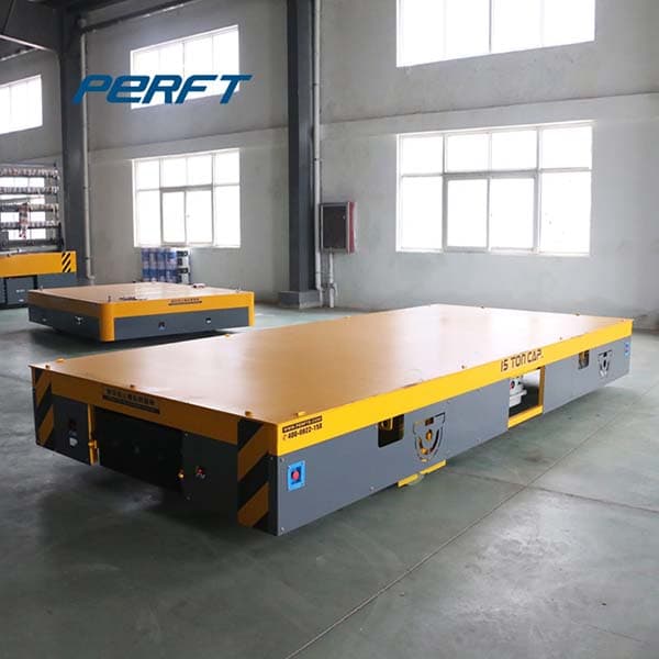 battery platform transfer car with integrated screw jack lift table 5 tons